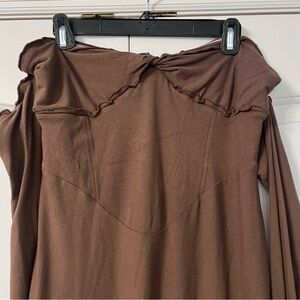 Sabo Skirt Off-Shoulder Maxi Dress